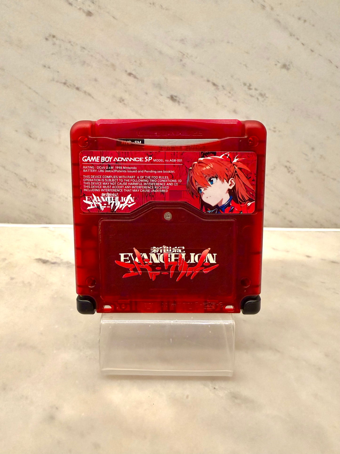 Custom GBA SP Evangelion IPS SCREEN