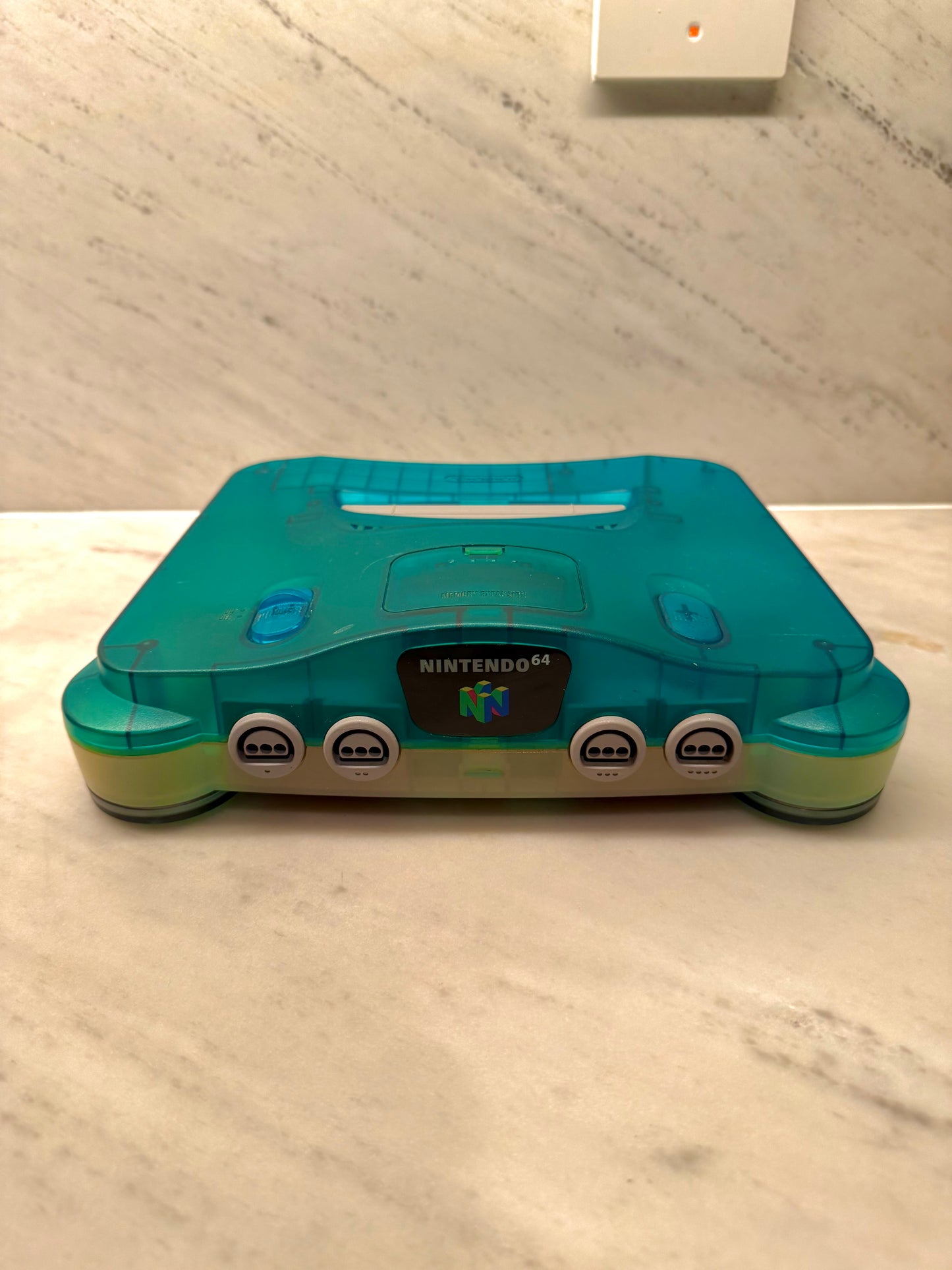 Nintendo 64 aqua blue BUNDLE